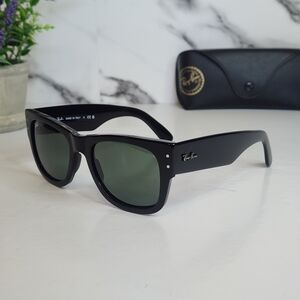 Ray-Ban Mega Wayfarer. RB 0840s. 51□21 Black Sunglasses